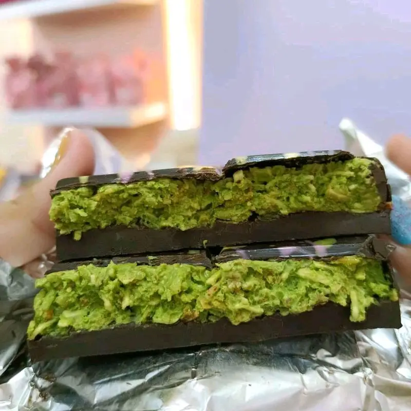 Coklat Dubai C21 Hijau | Dubai Chocolate C21 | Pistachio Kunafa Cokelat viral 5
