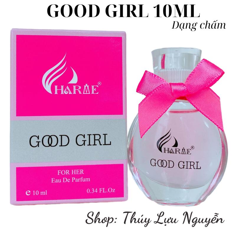  Nước Hoa Nữ Charme Good Girl 10ml Dạng Chấm 