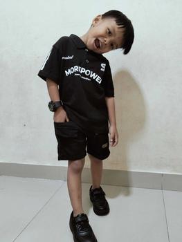 Product Review of Kaos Anak Wangki Polo Baju Anak Laki Laki Perempuan Bahan Cotton Combed 24s Halus Stylish Elegan Usia 1-12 Tahun from S**a D**i 1