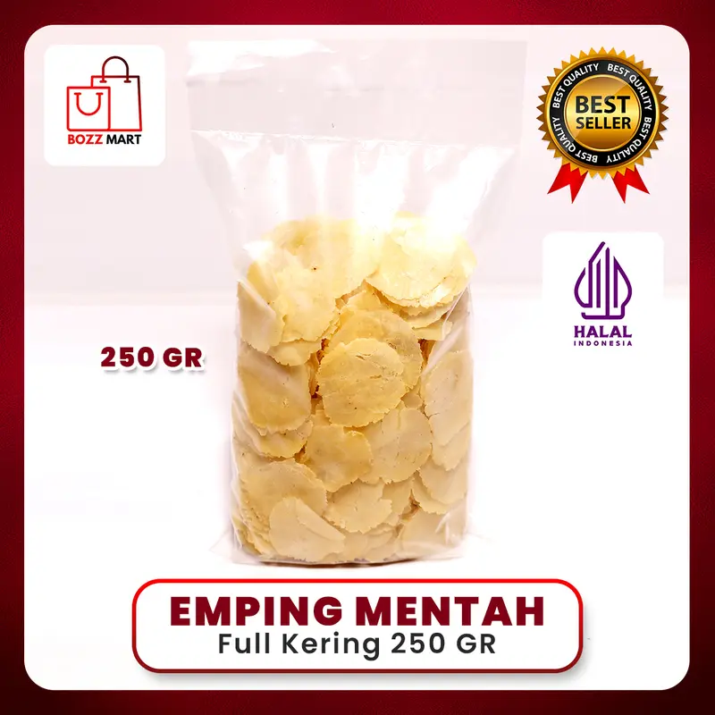 EMPING MELINJO KUALITAS SUPER 250 gr / 500 gr, ASLI KEBUMEN - Makanan, Cemilan Snack Keripik Goreng 0