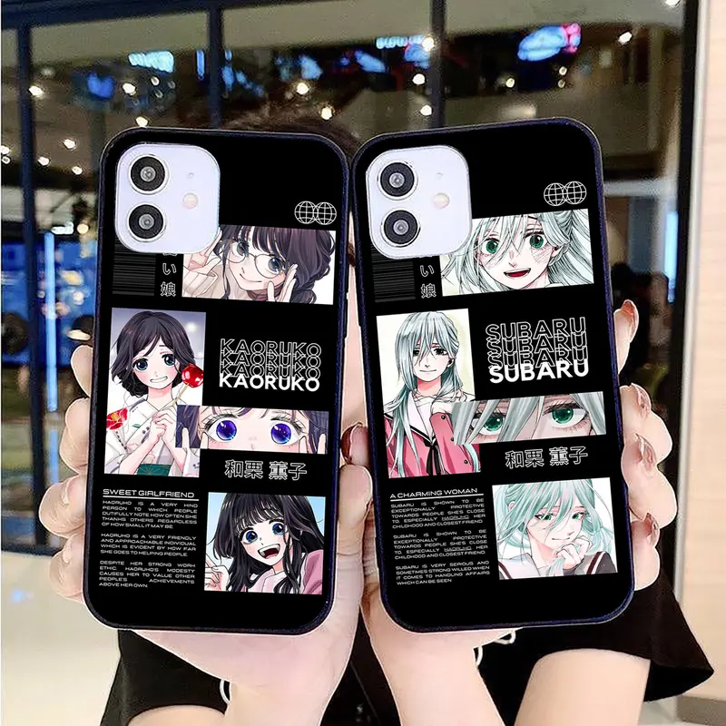 Custom Case Softcase Hardcase Casing Anime Kaoruko Waguri All Type Smartphone Glossy case anime soft  case 3
