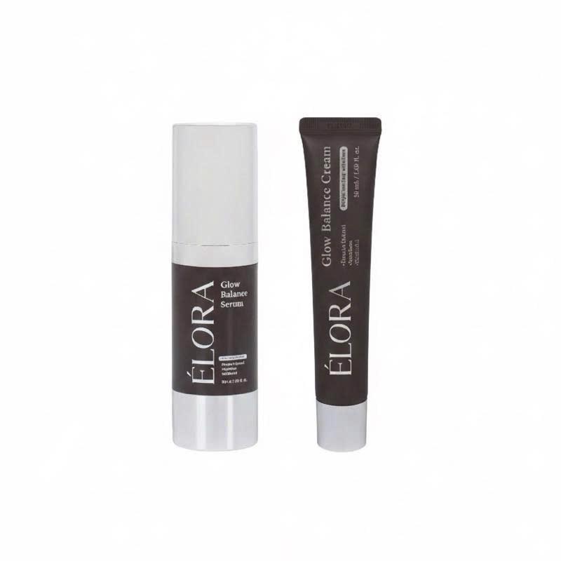  E14 - combo 2  mua serum ÉLORA 30ml tặng kem ÉLORA  hỗ trợ mờ nám và trắng da - Glow Blance Cream 50ml 