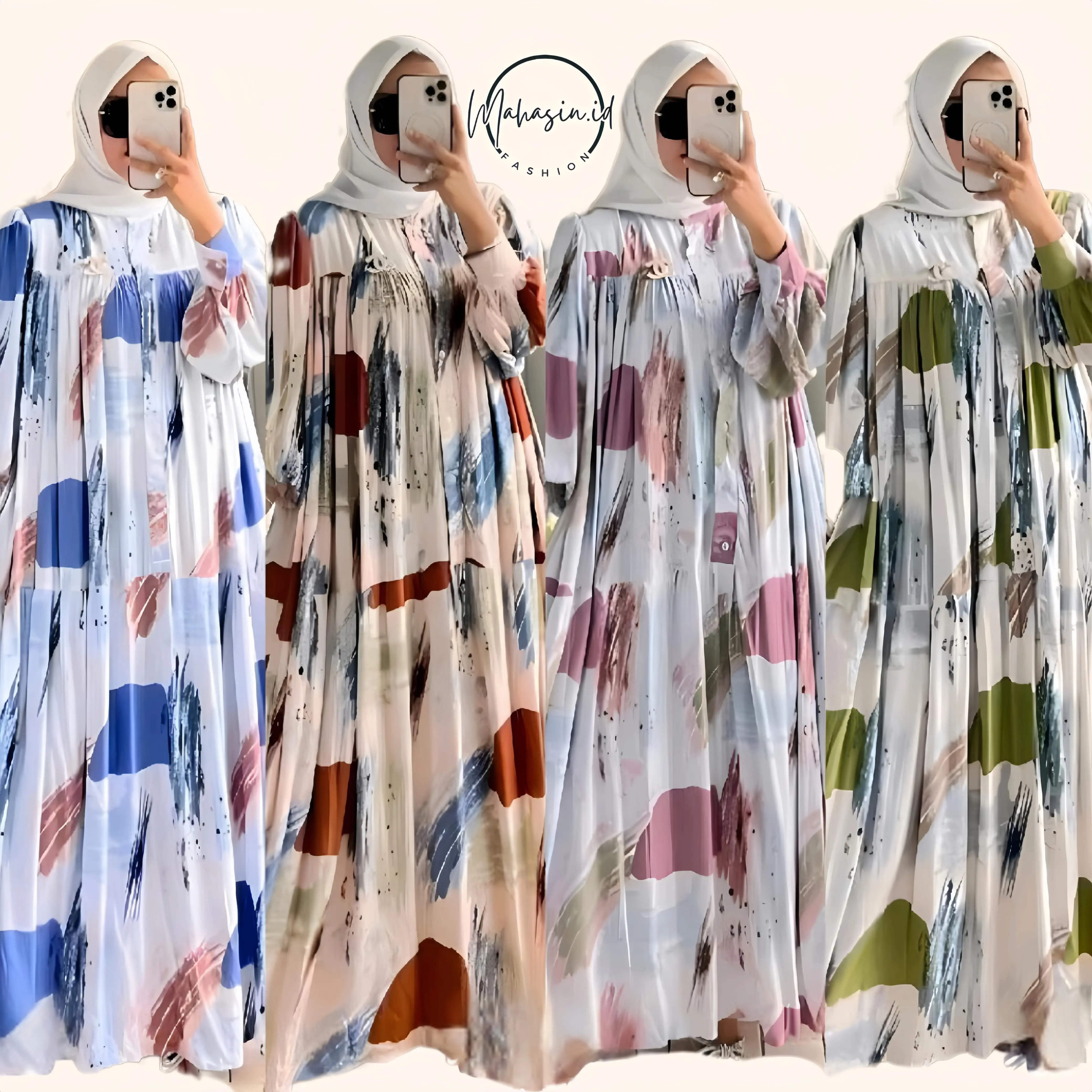 Gamis Aloora Mewah Jumbo Kekinian - Dress Wanita Busui Friendly - Gamis Ootd Wanita