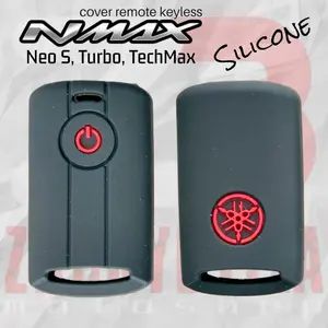 Cover Remote Keyless Yamaha NMAX Neo S Turbo TechMax XMAX Connected 203 ke atas Case Casing Sarung Remote Smartkey Keyless Bahan Silicone Silikon