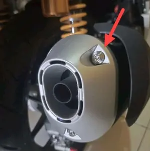 BAUT ENDMUFLER PCX 150/160 STAINLESS HENG ORIGINAL (3PCS)