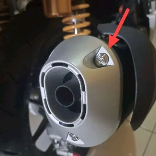 BAUT ENDMUFLER PCX 150/160 STAINLESS HENG ORIGINAL (3PCS)