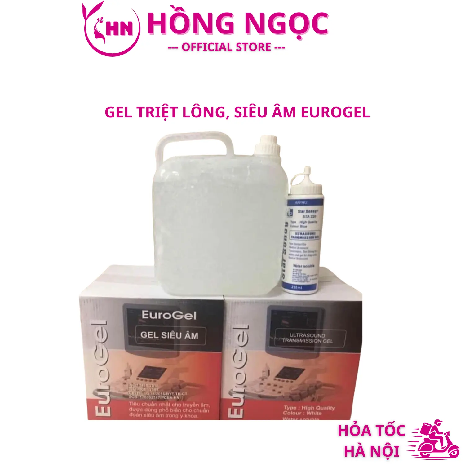 Gel triệt lông- Gel siêu âm Chính hãng