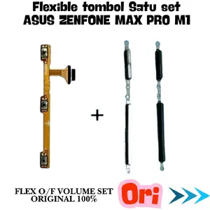 FLEXIBLE SET TOMBOL LUAR DALAM ORI I00% UNTUK ASUS ZENFONE MAX PRO M1 FLEKSIBEL ON OFF VOLUME