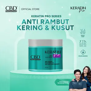 [NAD RAMADAN] CBD Prof Keratin Pro/Color Shield/Collagen Repair/Bio+Peptide/Cica+ Vit Hair Mask 500gr - Perawatan Creambath setelah Shampoo & Conditioner Haircare Vitamin Melembutkan Rambut Kusam Halus Rambut Rusak Berwarna Rontok Kering Berketombe