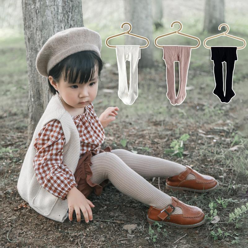 Autumn Winter Baby Girl Leggings Solid Color Toddler Stockings Kids ...