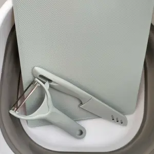 Ember Lipat Plastik Baskom Foldable Keranjang Cucian Baju Portable 3L 5L 10L Serbaguna