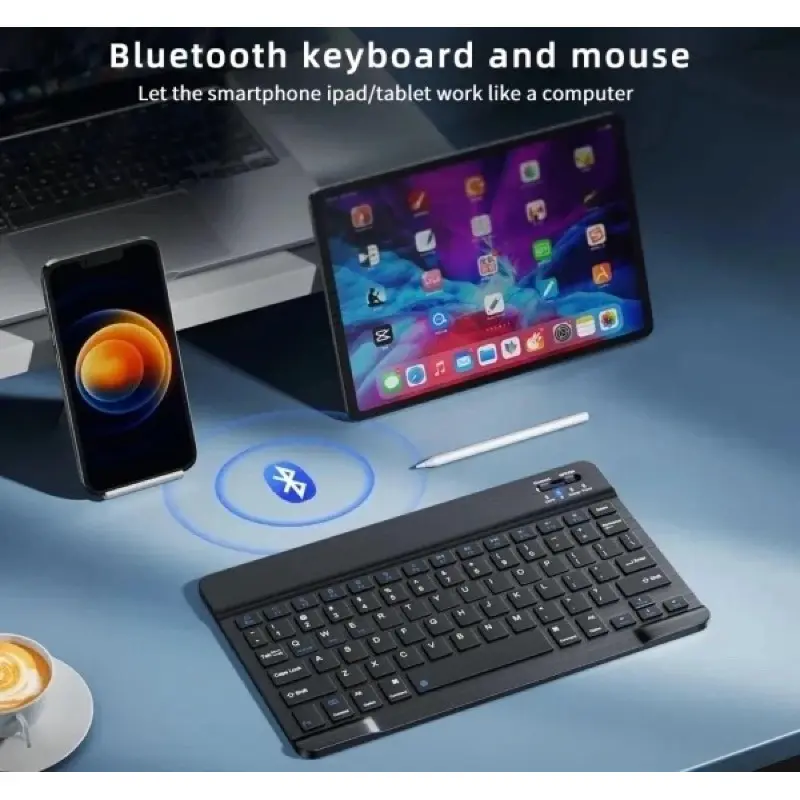 Keyboard Wireless Bluetooth Type C For iPad Samsung Xiaomi iPhone Windows