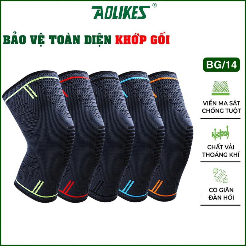 Bó Gối Chính Hãng Aolikes Nam Nữ Thể Thao Bảo Vệ Đầu Gối Pickleball Chạy Bộ Cầu Lông Tập Gym Nhảy