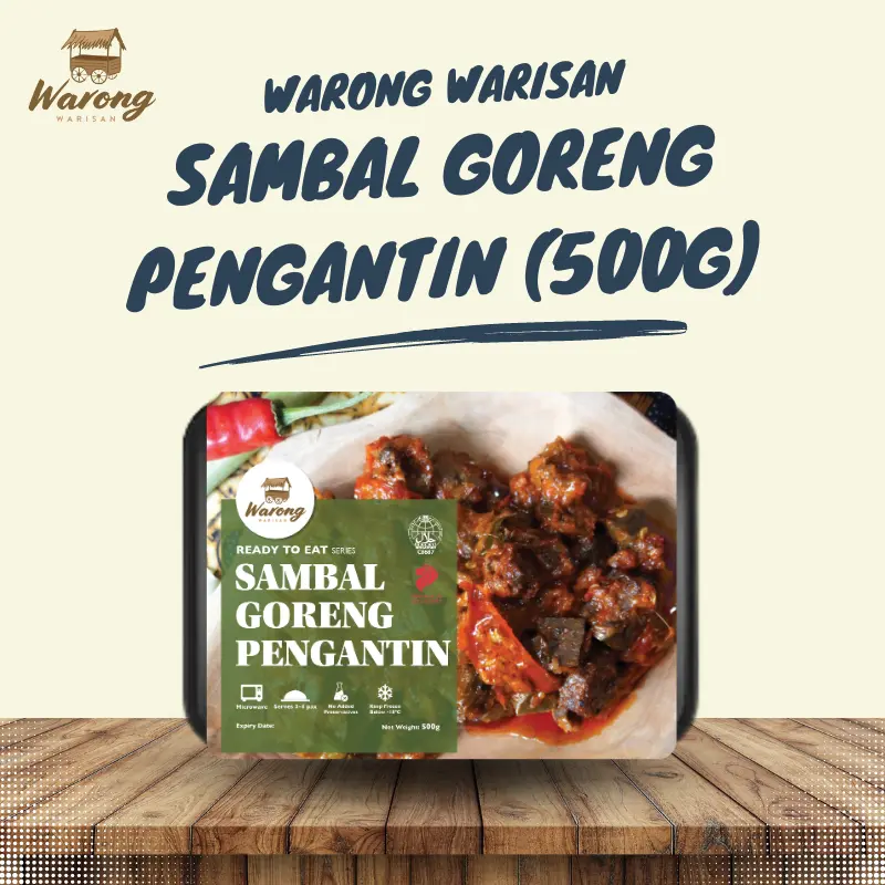Warong Warisan Sambal Goreng Pengantin (500g) [READY TO EAT] serves 3-4 pax