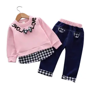Clarisan baju anak Perempuan setelan anak perempuan Loveset Usia 1-5 Tahun Size S-XL fashion anak