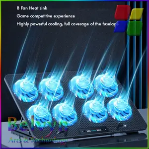ZJMZYM Cooling Pad Laptop Gaming Kipas Pendingin 8 Fan 15.6 Inch - LG2010