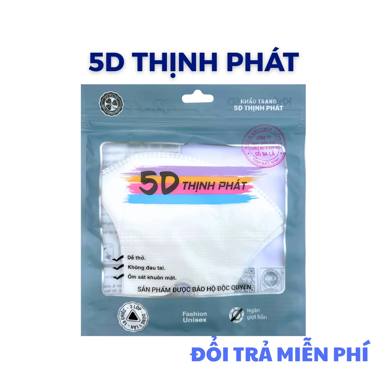 [500-20 CÁI ] Khẩu Trang Thịnh Phát 5D saka675-Khẩu Trang 5D Ôm Sát Mặt Dành Cho Người Lớn-Ngăn Ngừa Bụi Mịn-Dùng Một Lần-Phụ Kiện Women Accessories Che Mặt Nhung Đèn