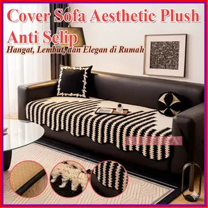 MULTICA COD Cover Sofa Aesthetic Plush Premium - Solusi Sofa Hangat, Lembut, dan Elegan di Rumah