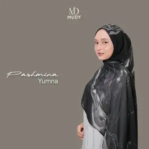 MUDYHIJABKU - Hijab Pashmina ceruty motif yumna (pasmina ceruty babydoll motif yumna)
