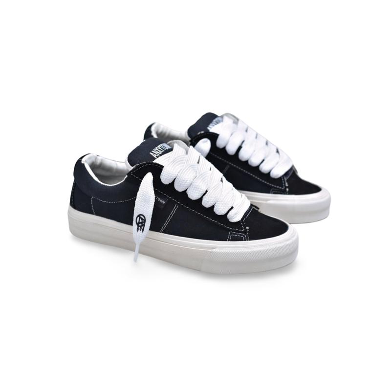 Sepatu Anxytown Dumbz Puffy - Black White 3