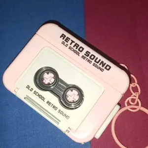 Gantungan Kunci Retro Sound Mini Voice Recorder