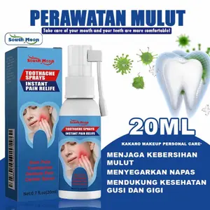 PROMO 2 PAKET Cairan untuk Meredakan Sakit Gigi Berlebih dan Menjaga Kesehatan Mulut - Bau Gusi - Spray Sakit gigi berlubang