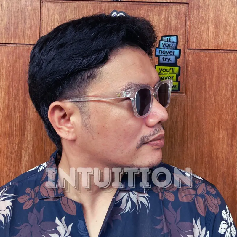 KACAMATA VINCENT - CLEAR BLACK frame sunglasses 2