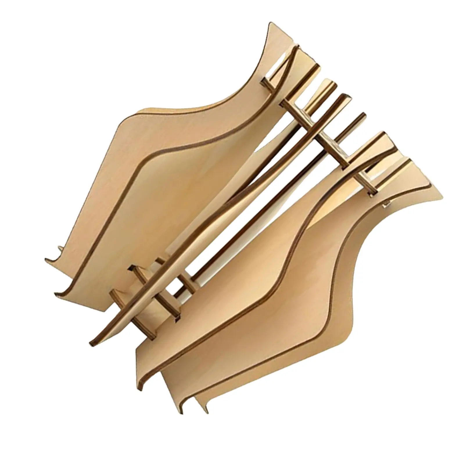 Decorative Flower Stand Spacious And Stylish For Home Or Office Decor Spacious Space Wood Wooden Puzzle Flower Stand