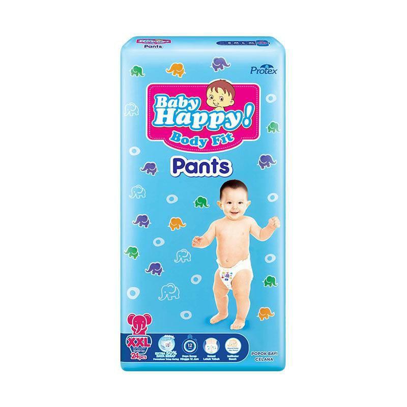 Product Introduction of [MURAH 2025] PAKET 3 BALL BABY HAPPY PANTS S40 M32 L28 XL26 XXL24 JUMBO 2 BALL S56 M48 L42 XL38 popok diaper bayi celana 11