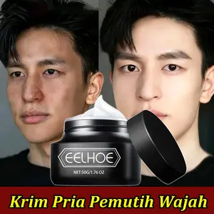 Krim Pria Pemutih Wajah Krim pelembab pria Anti Kerut Pelembab Kulit Kering Krim Kerut Wajah Anti Penuaan Penghilang Keriput Krim Perawatan Kulit 50gr Men's Cream Penghilang Flek Hitam Membandel Cream Siang Malam Glowing