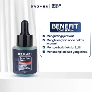 BROMEN ACNE SERUM - Acne Fight Expert Serum Jerawat Untuk Perawatan Wajah Pria
