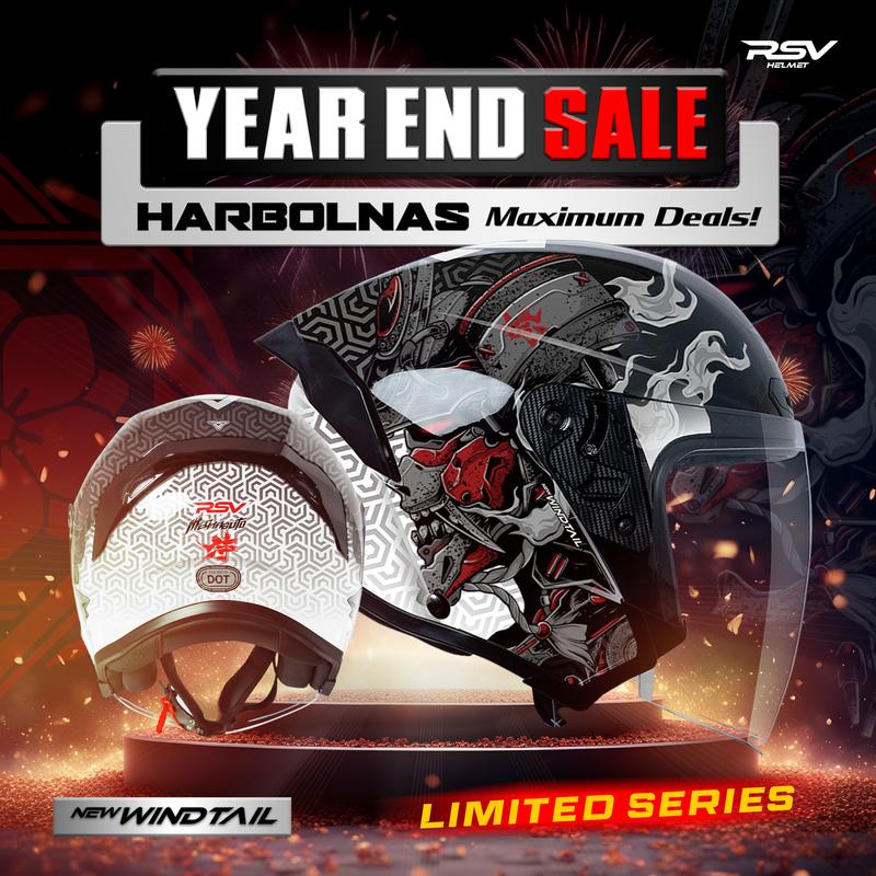 Helm RSV New Windtail Mechabuto Half Face - Limited Series & Exclusive Launching 0