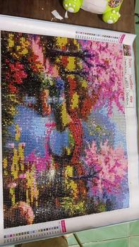 Product Review of Tranh đính đá tự hoàn thành kích thước 30x40cm CầuMùaXuân 8773  Làm Đồ Handmade from b**m h**g x**n q**c g** 0