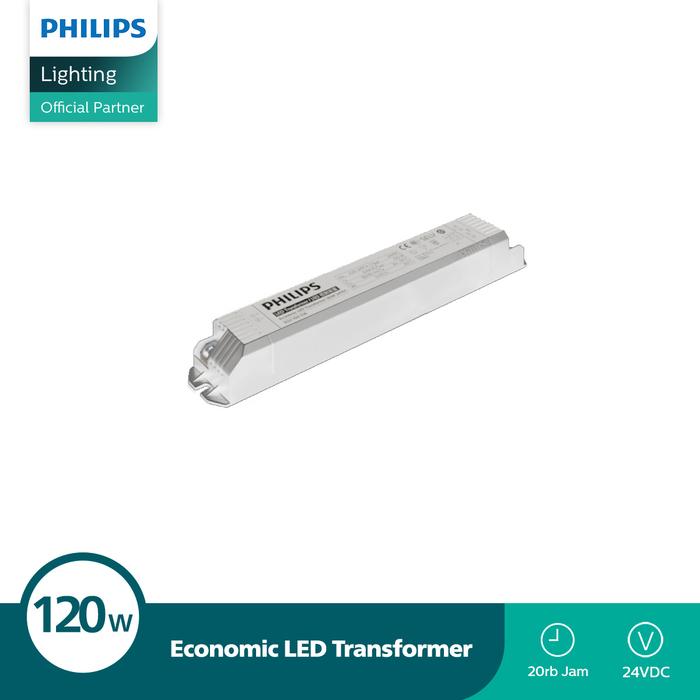 Gambar Philips Driver LED Strip Economic LED Transformer 120W 24VDC dari Philips lighting Jakarta Kota Administrasi Jakarta Timur Tokopedia