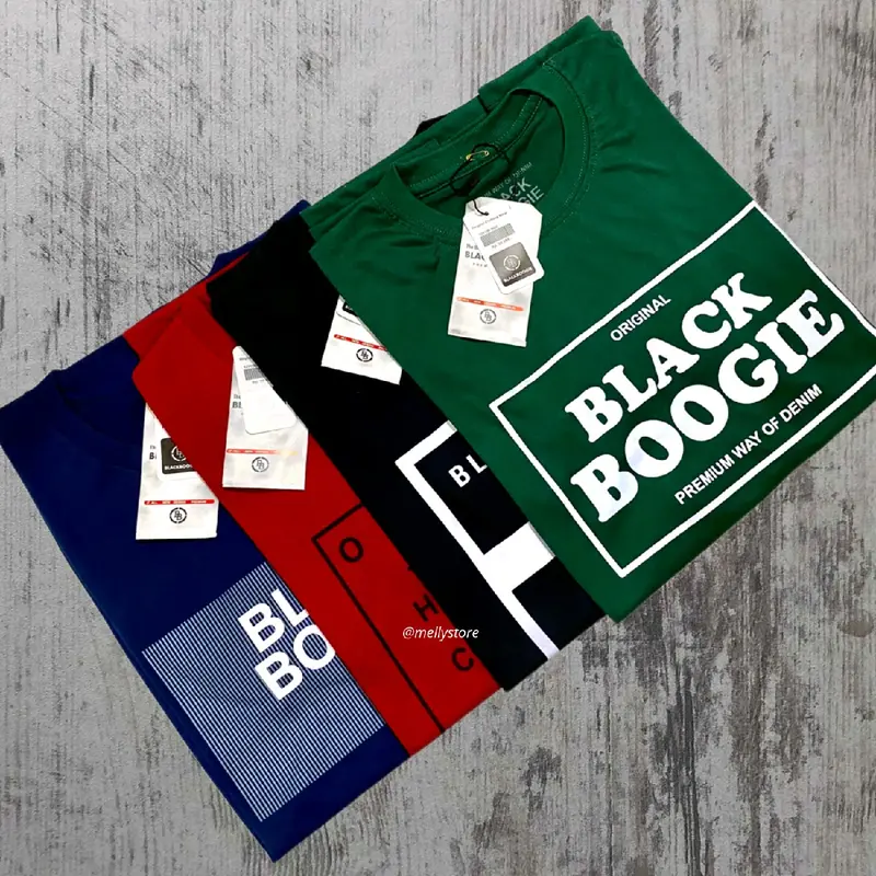 Paket 2 Pcs KAOS DISTRO SEMI KATUN 24s lembut ,Baju Pria Keren, RANDOM Sablon(Tidak bisa pilih motif) 4