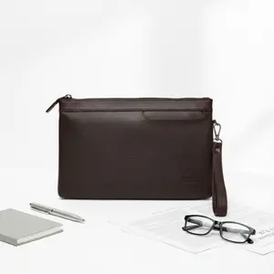 RD001 HANDBAG Zipper Pocket Premium / Clutch bag Tas Tangan Pria dan Wanita / Best Seller Kulit