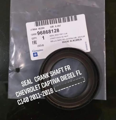 Gambar SIL Kruk as Crankshaft Depan CAPTIVA DIESEL FL C140 ORI GM HargaSatuan dari NAGATTA AUTOPARTS JAKARTA Kota Administrasi Jakarta Barat Tokopedia