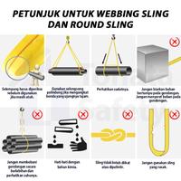 Gambar Webbing Sling Belt 2 Ton x 3 M Green Tonata / Tali Angkat Double Ply dari Tonata Indonesia Kab. Tangerang 3 Tokopedia