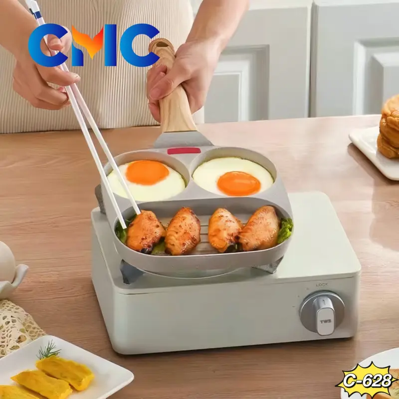 CMC[COD]Pancake Egg Omelet Frying Pan / Panci Grill Steak Daging Cetakan Telur / Hamburger Maker Breakfast C-628 2