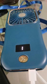 Product Review of Kipas Angin Portable Mini LED display Model Gantung Leher Plus Powerbank / Kipas Mini / Kipas Angin Portable Mini USB Lipat Dudukan Ponsel Dan Powerbank 4000mAh Baterai Tahan Lama Cocok Untuk Kantor Sekolah Olahraga Luar Ruangan / Kipas Angin USB from K**趣 0