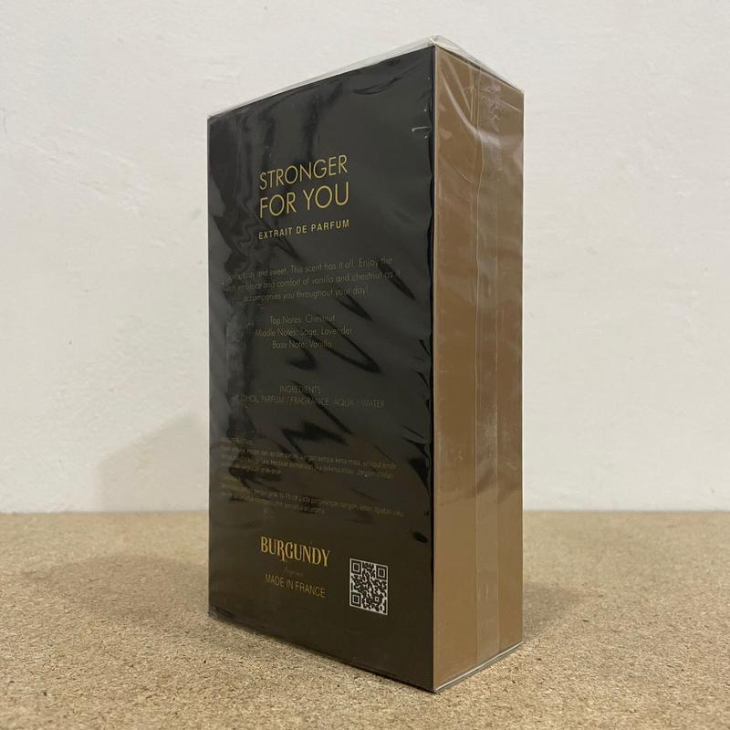 Parfum Pria Burgundy Stronger For You Extrait De Parfum 100ml for Men 6