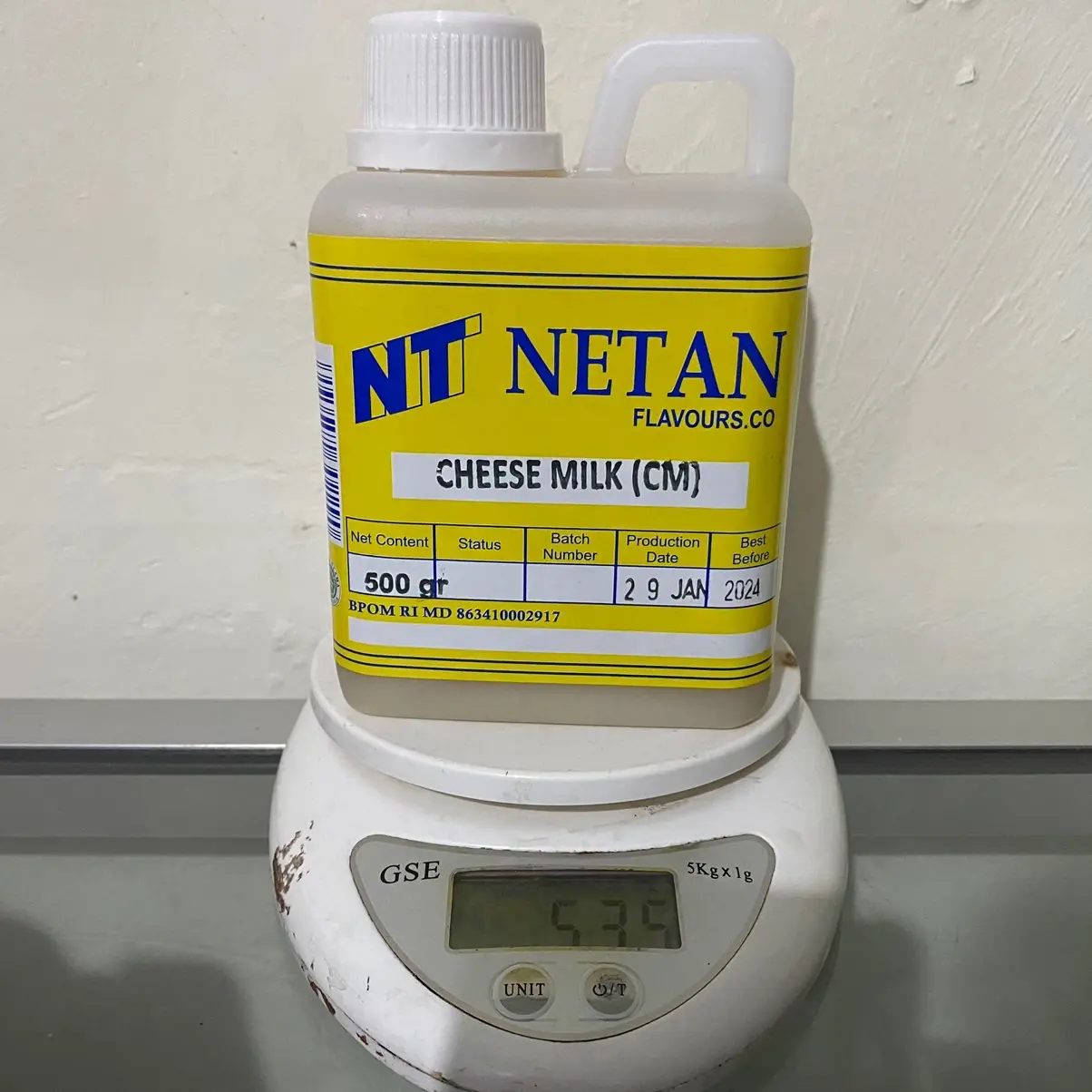 NETAN CHEESE MILK 500 GRAM (vanili cair) cheesemilk