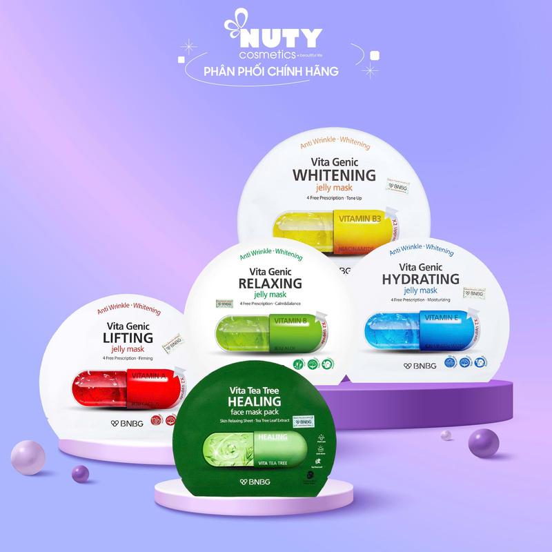 Mặt Nạ Giấy BNBG Vita Genic Jelly Mask 30ml Skincare Làm Đẹp Da