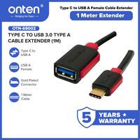 Gambar Onten Kabel Type C To USB 3.0 Type A Cable Extension 1Meter Multifungsi OTN-69002 - Black - Red dari Onten Indonesia Kota Administrasi Jakarta Pusat 2 Tokopedia