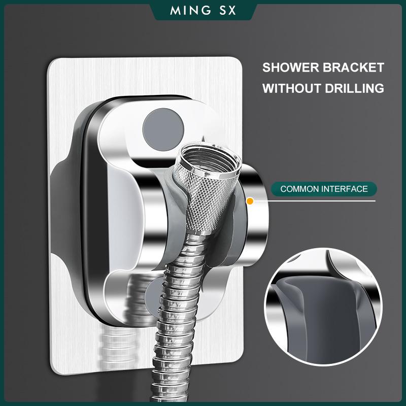  Giá Đỡ Đầu Vòi Hoa Sen Thông Dụng Treo Tường Không Cần Đục Lỗ Gia Dụng Giá Đỡ Vòi Hoa Sen Có Thể Điều Chỉnh Tự Dính Phụ Kiện Phòng Tắm 