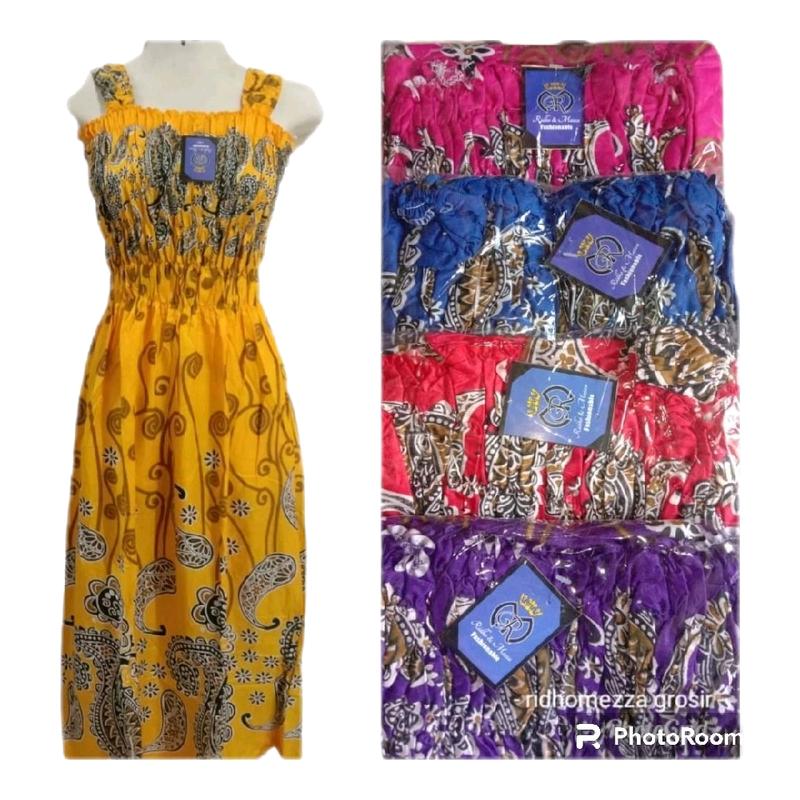 DASTER YUKENSI/DASTER GANDUL Rayon Motif Motif Rayon Bunga Dress 0