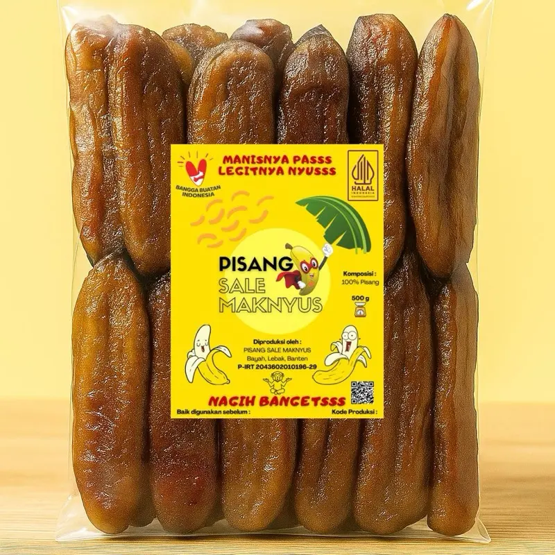 Pisang Sale Maknyus 500g - 1/2kg Manis dan Legit Cemilan