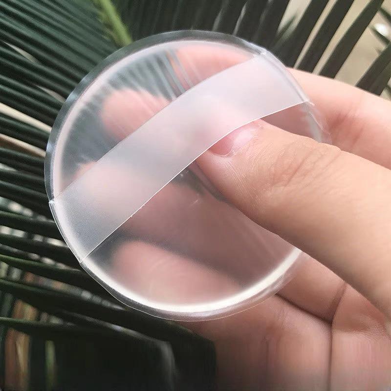 Bông Đánh Phấn Silicon, Trong Suốt, Bông Đánh Phấn Trang Điểm, Cho Kem Dưỡng Da Thể Và Kem BB, Sử Dụng Kép Khô Và Ướt, Thích Hợp Cho Quần Áo, Bọt Biển Thạch, Bông Đánh Phấn Trang Điểm 0