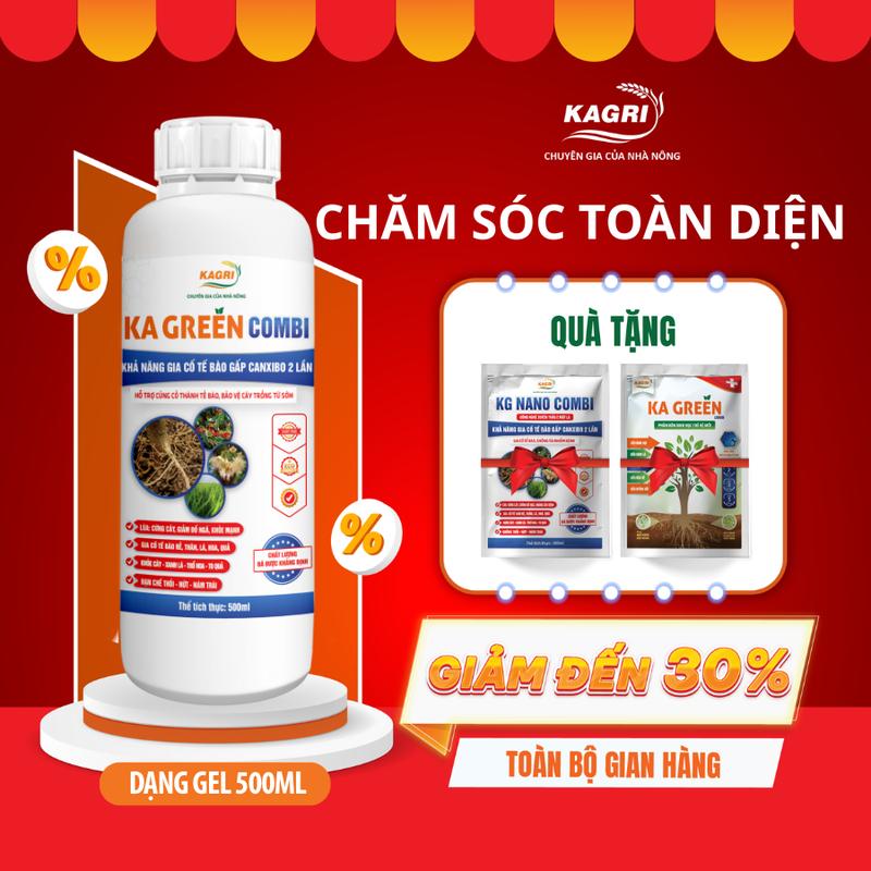   KAGRI  Phân bón chăm sóc toàn diện cho cây trồng KA GREEN COMBI 500ml - Giải pháp toàn diện cho cây trồng bổ sung đầy đủ các trung vi lượng 