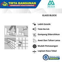 Gambar MULIA 95096 BATIK MEGA MENDUNG 19 X 19 X 9.5 CM GLASS BLOCK BALOK KACA GLASS BOX RUANG PINTU KAMAR Kayu dari Tirta Bangunan Kota Depok 5 Tokopedia